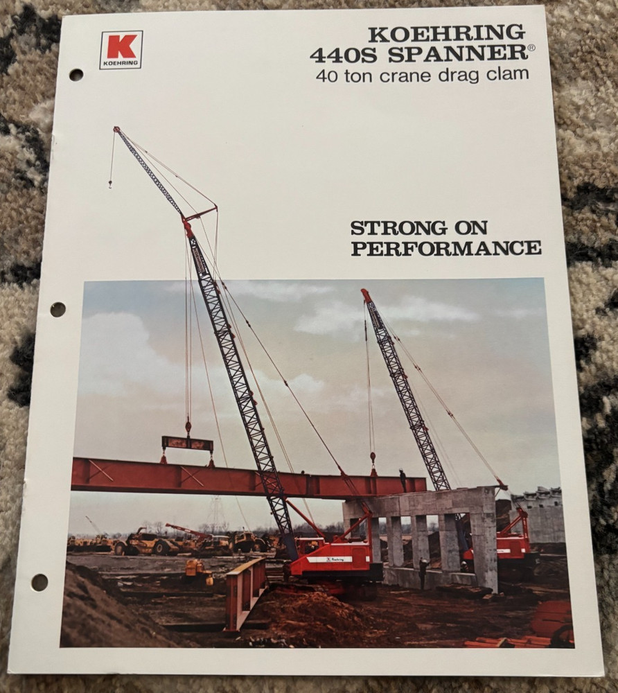 Koehring 440S Spanner Crane Brochure AMIL25
