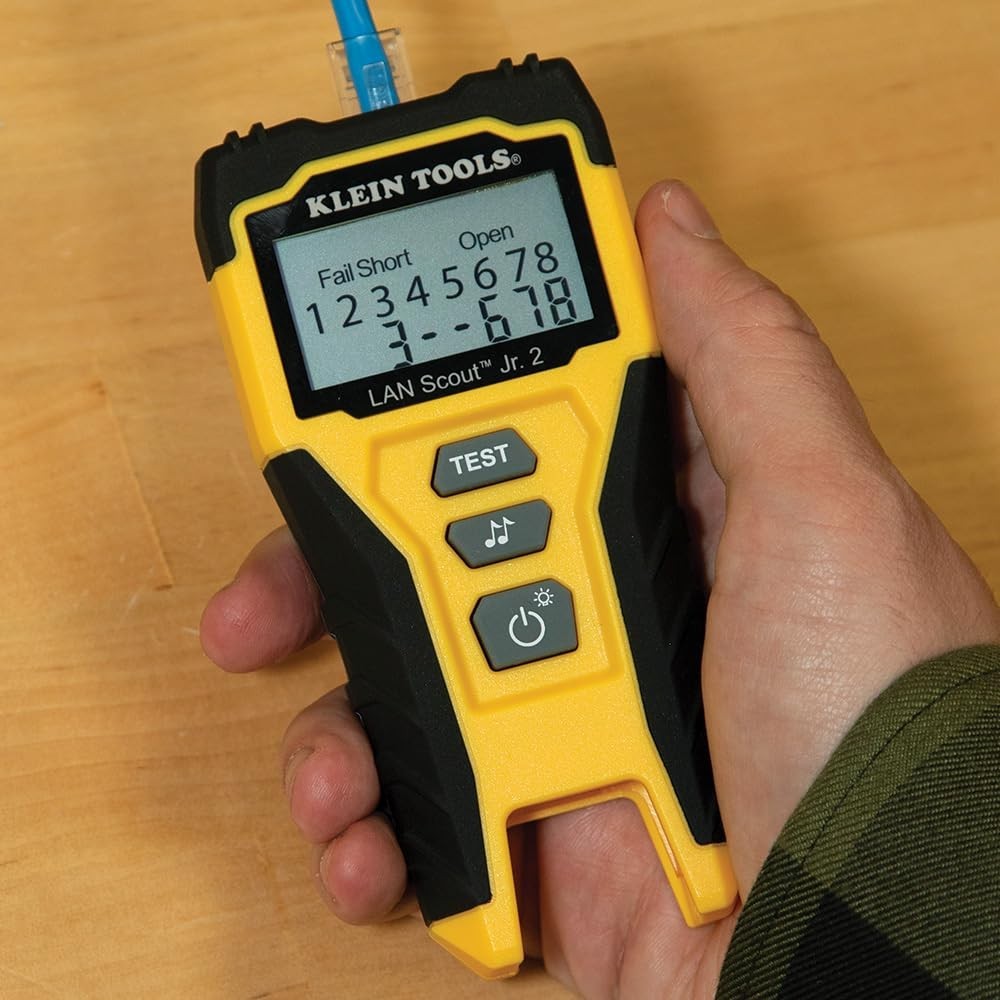LAN Scout Jr. 2 Cable Tester - Comprehensive Testing