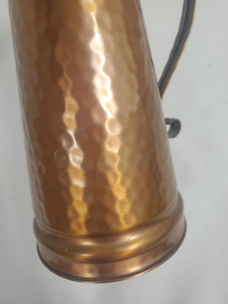 GREGORIAN SOILD COPPER PITCHER 11" USA