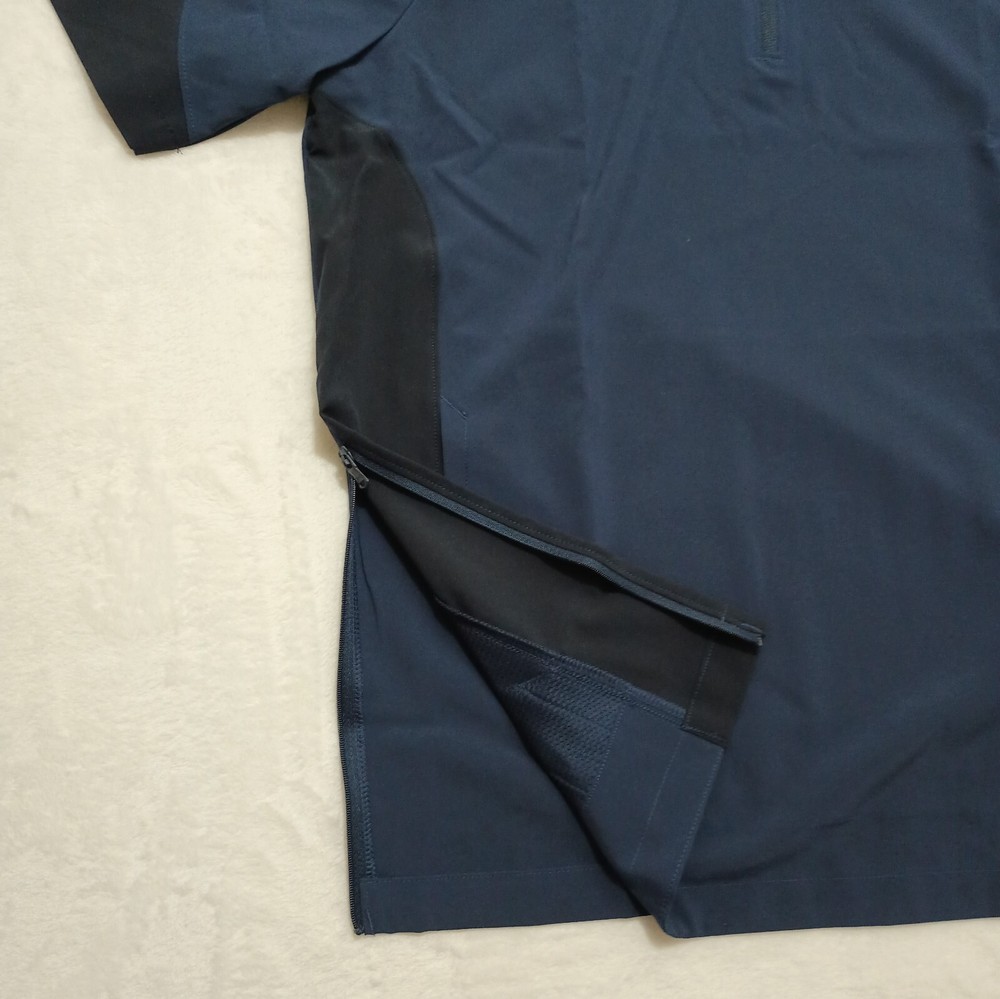 New Under Armour ¼ Zip Coach's Pullover Medium Navy Storm Tech Men's Squad