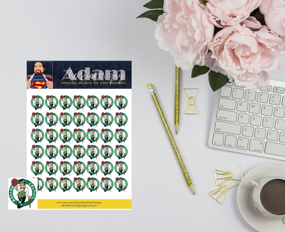 Boston Celtics Planner Stickers