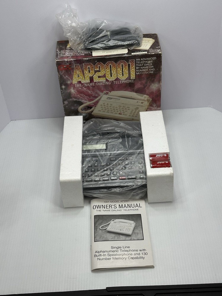 VTG CDT AP20021 Name Dialing Telephone Alphanumeric Computerized Office Phone