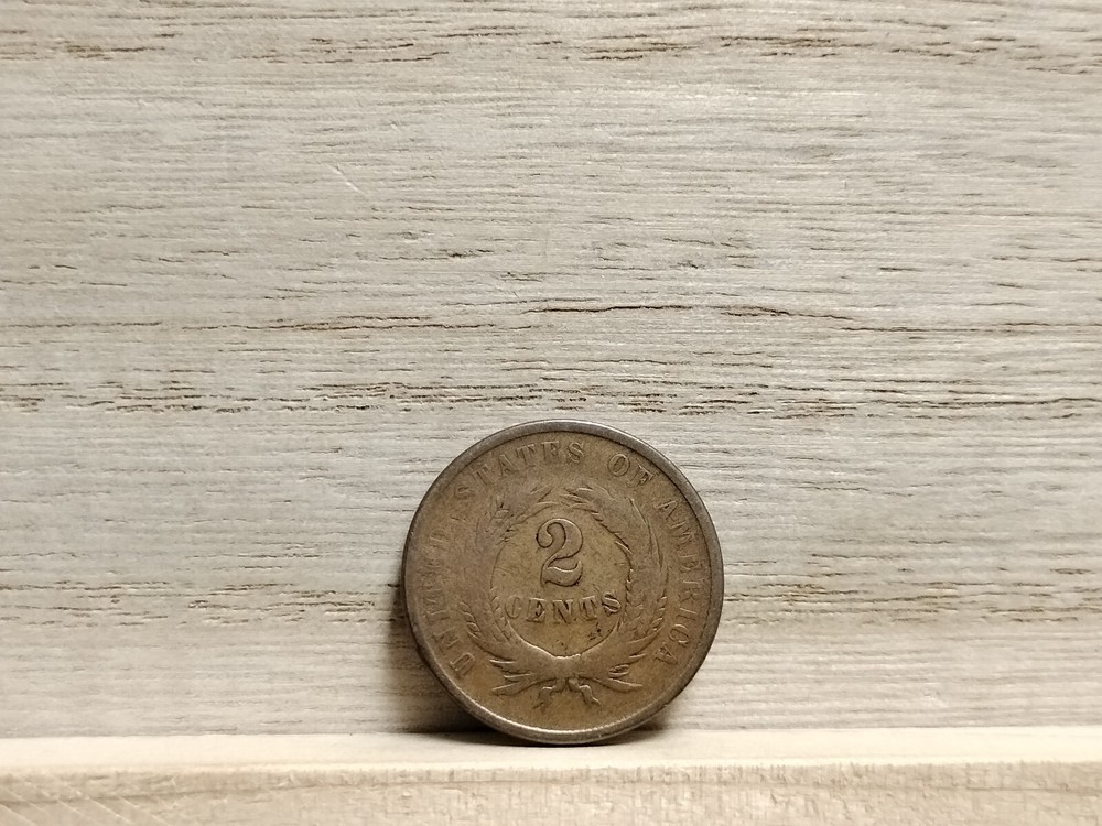 1867 2 Cents "Union Shield" US Coin