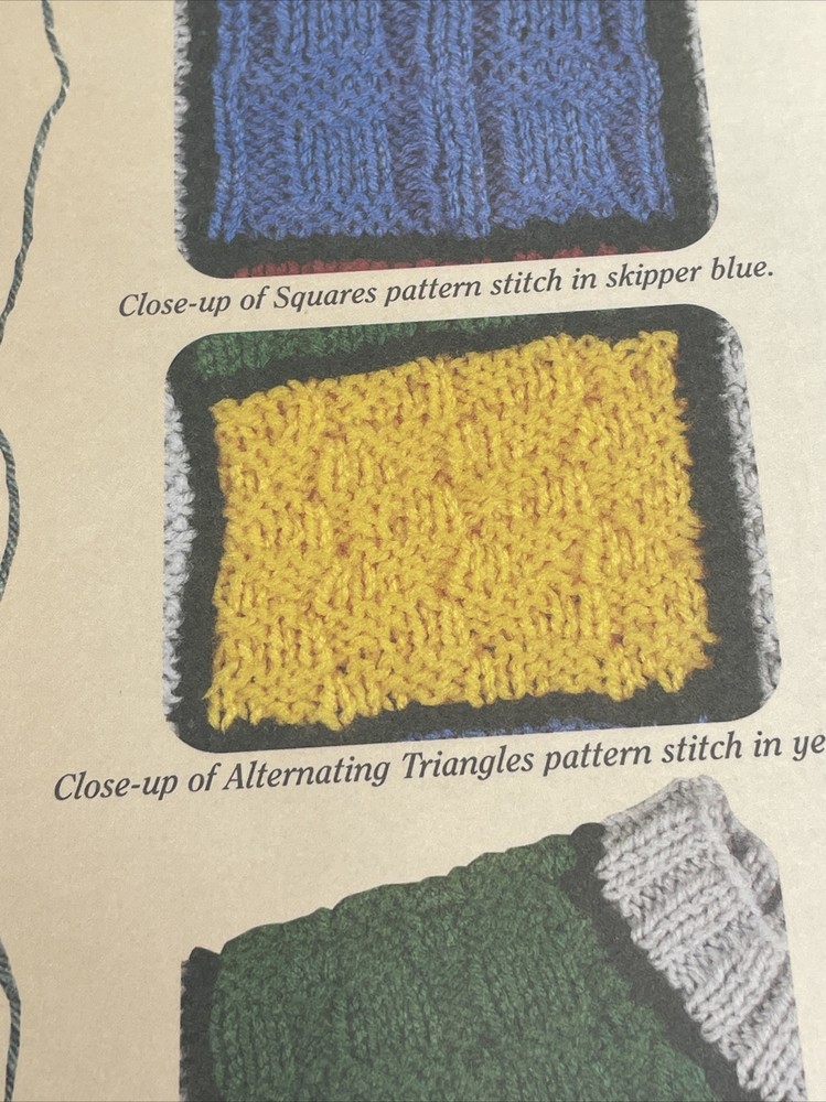 Textured Strips Pullover Childs Sweater Knitting Pattern House of White Birches