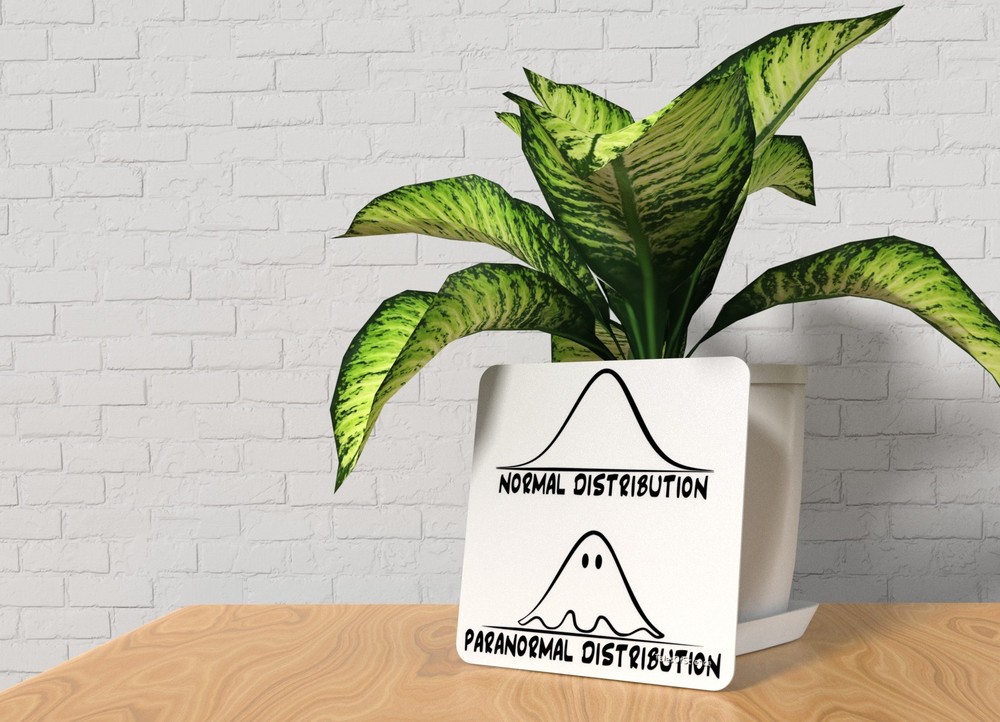 Normal Distribution & Paranormal Distribution | Funny sign For Home or Office