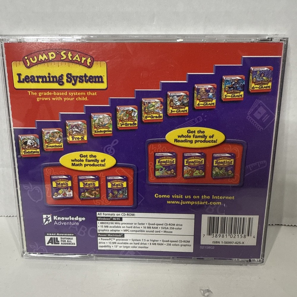 Jumpstart Reading Skills for Second Graders - Windows Mac CD-ROM