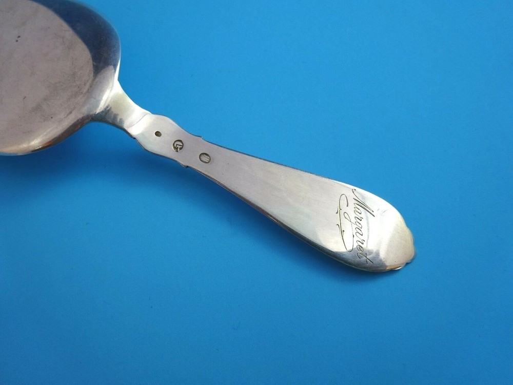 Danish Silver Pastry Server Marked with 3 Towers (2679)