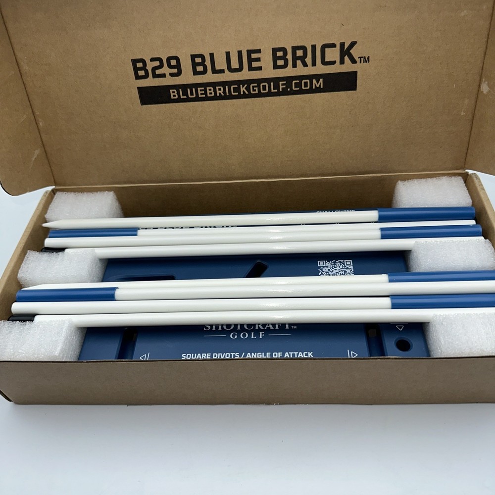 SHOTCRAFT GOLF B29 Blue Brick Practice Alignment Swing Training