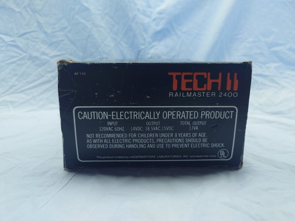 MRC Tech II Railmaster 2400 Throttle Controller Power Supply With Box And Manual