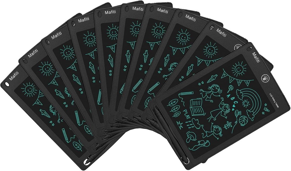 Environmentally-Friendly 10 Pack LCD Writing Tablet for Kids