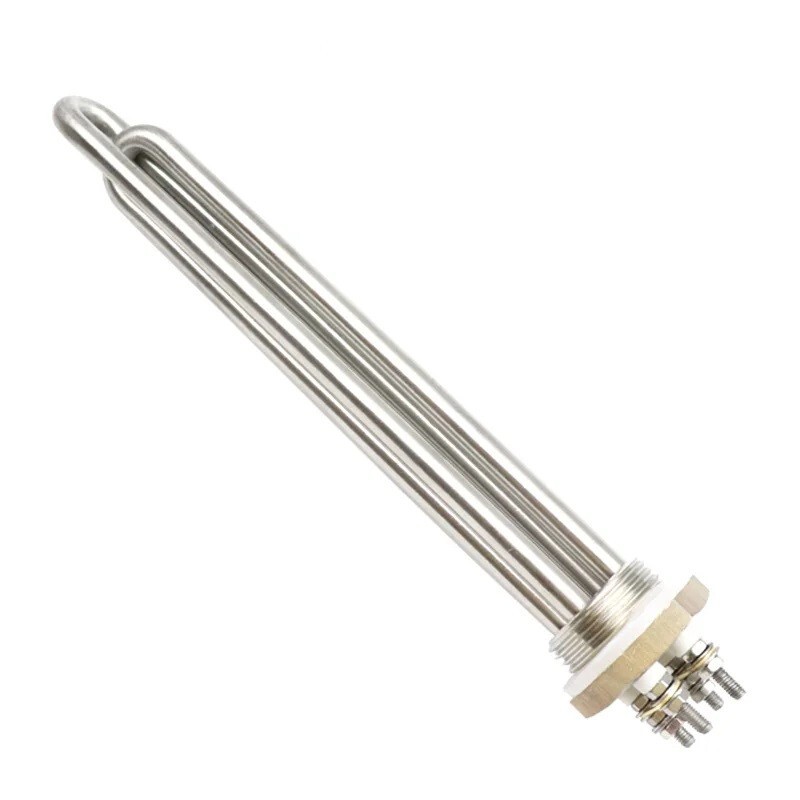48V 3000W DC Water Heater SUS304 DN25 Immersion Heating Element 1" BSP Tubular