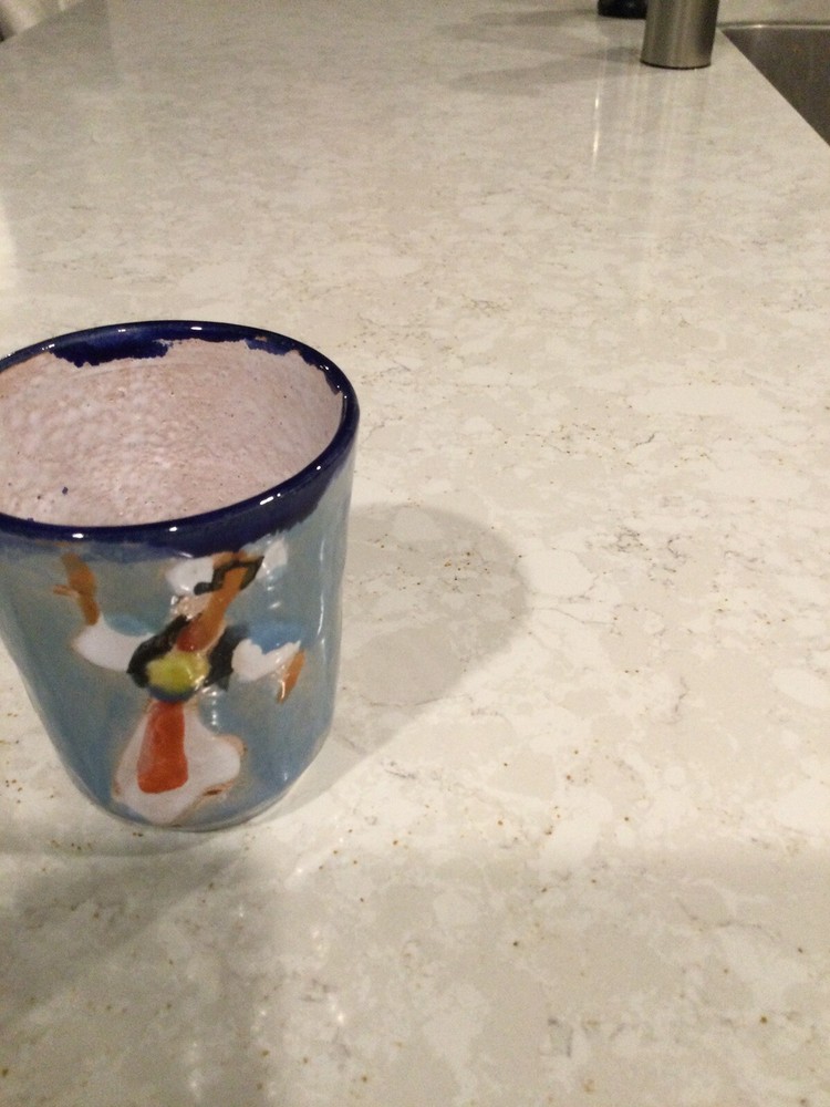 Guatemala Hand Made Cup 3-3/4” Tall 3” In Width