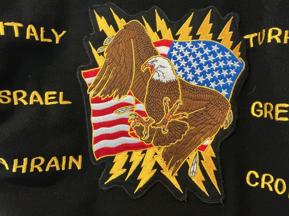 US Navy Wool Tour Jacket USS Eisenhower 2000