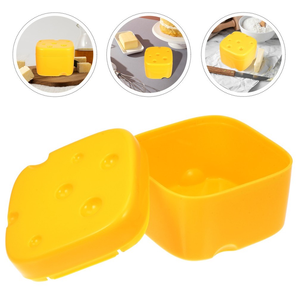 Plastic Cheese Fridge Storage Container Cheese Holder For Refrigerator