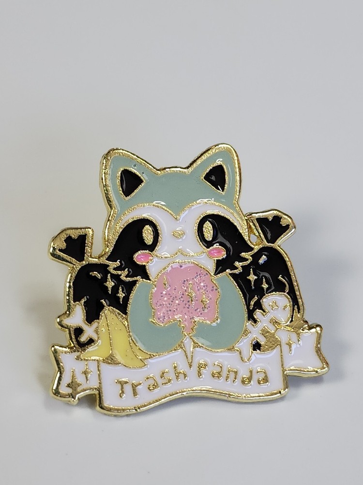 Trash Panda Raccoon Lapel Pin