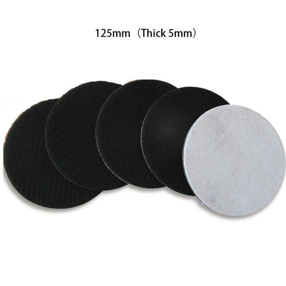 5" Interface Pad Soft Foam Pad Hook & Loop Buffer Backing Pad Sanding Polishing