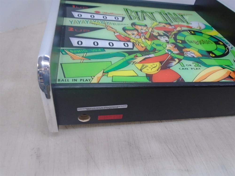 Williams Beat Time Pinball Head LED Display light box