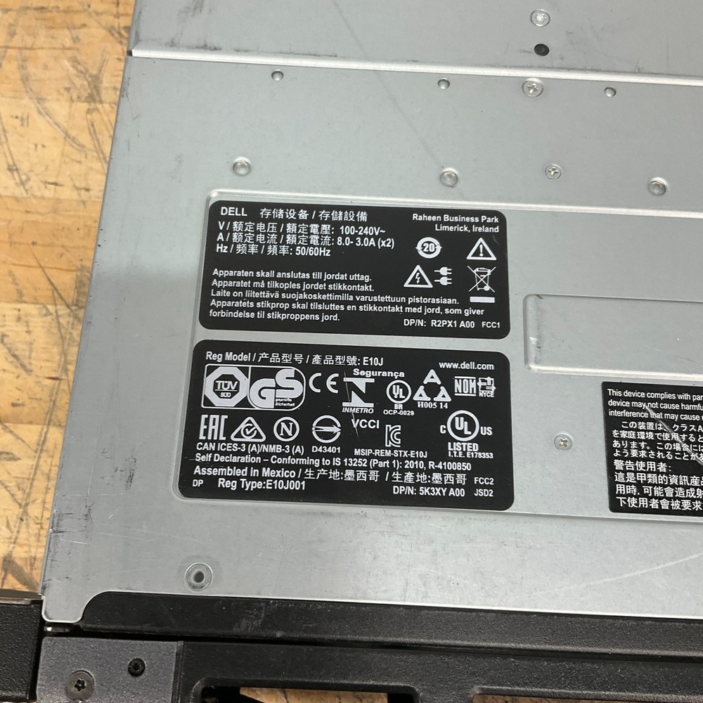 Dell Compellent SCV2020 24-Bay SFF Storage Array Chassis Tested and Working