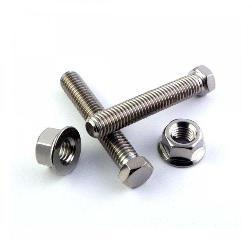 Yamaha R6 2017+ Stainless Axle Adjuster Bolt Kit