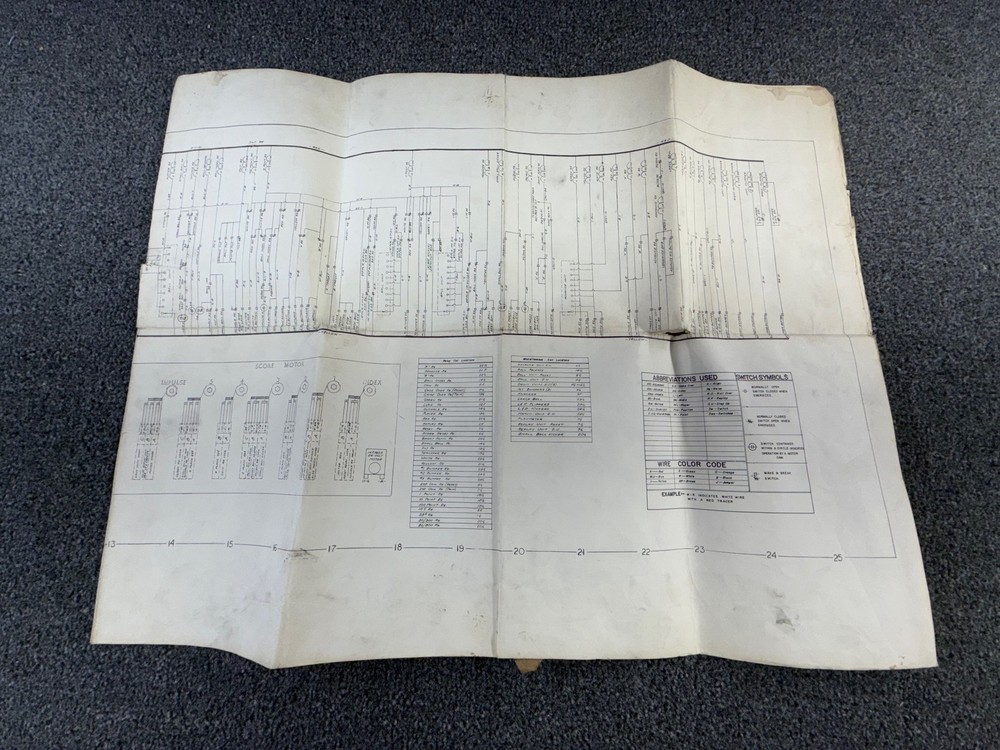 Williams Casanova Pinball Machine Game Manual Schematics ORIGINAL