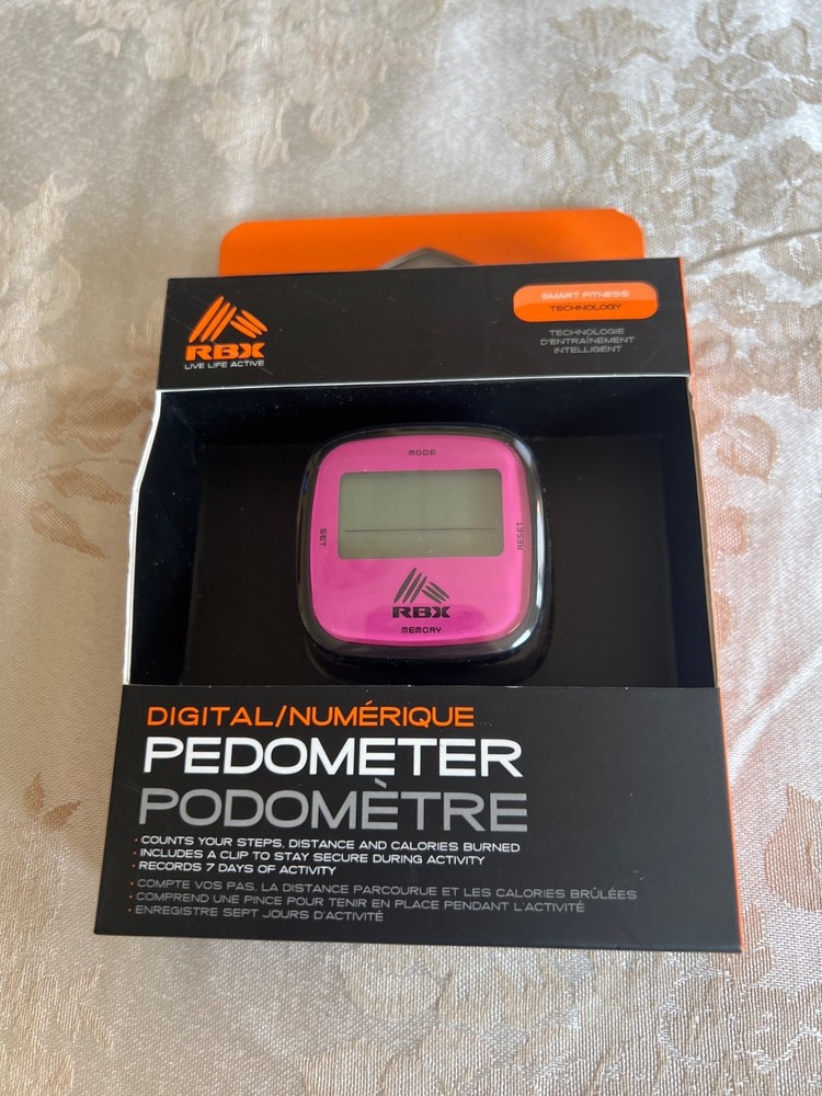 New RBX Digital Pedometer - Counts Calories Distance & Steps