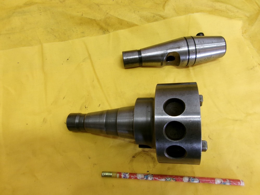 NMTB 40 x DEVLIEG 40 TAPER FLASH CHANGE MASTER & 3/4" END MILL HOLDER milling