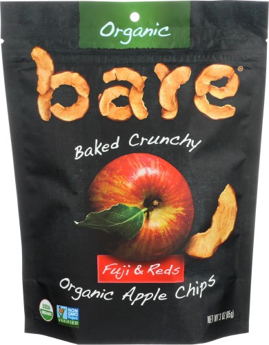 Bare Fruit Chips Crispy Reds 3 Oz (Pack of 12)