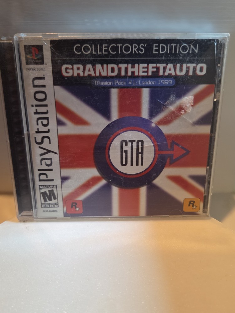 Original PlayStation 1 Console Bundle w/ Controller, Cords & GTA London – Tested