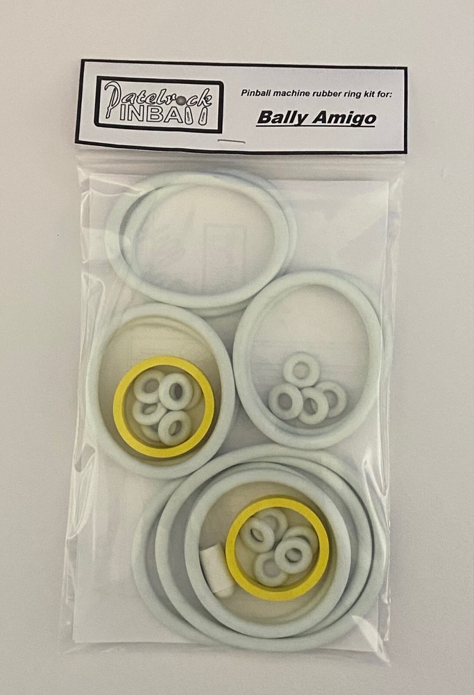 1974 Bally Amigo Pinball Machine Rubber Ring Kit