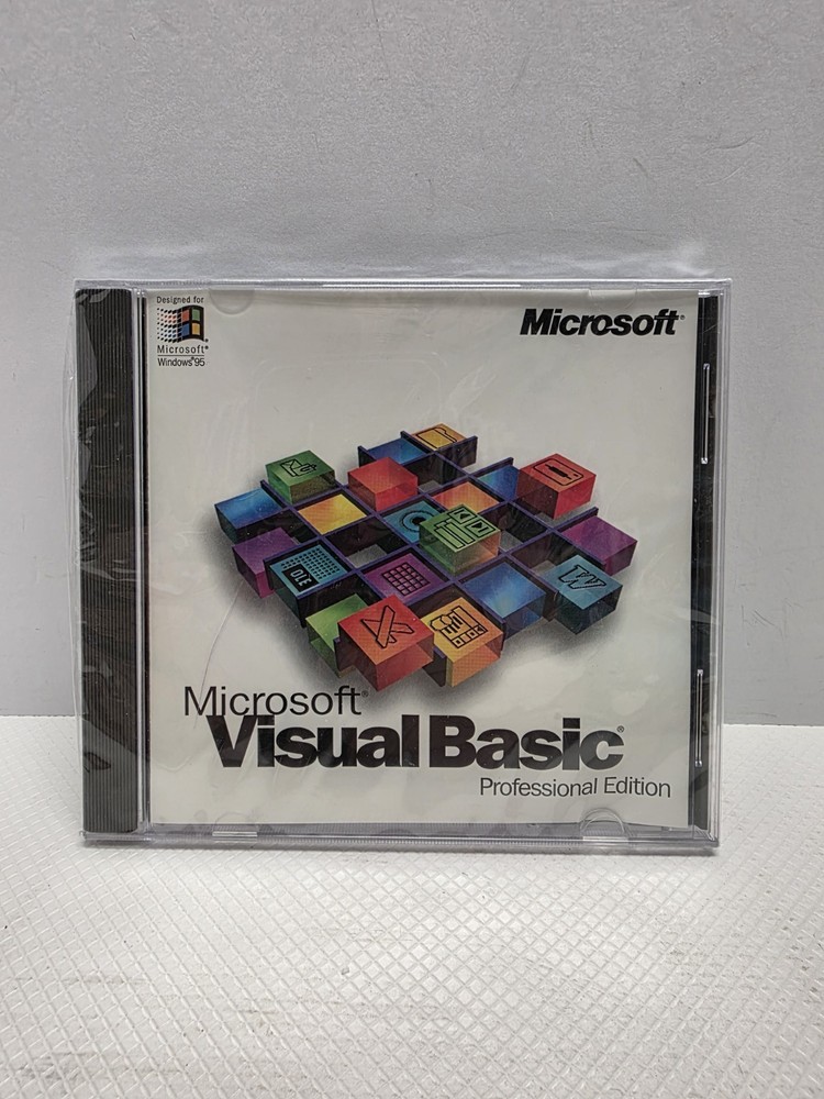 Microsoft Visual Basic 4.0 Professional Edition Sealed Windows 95 CD