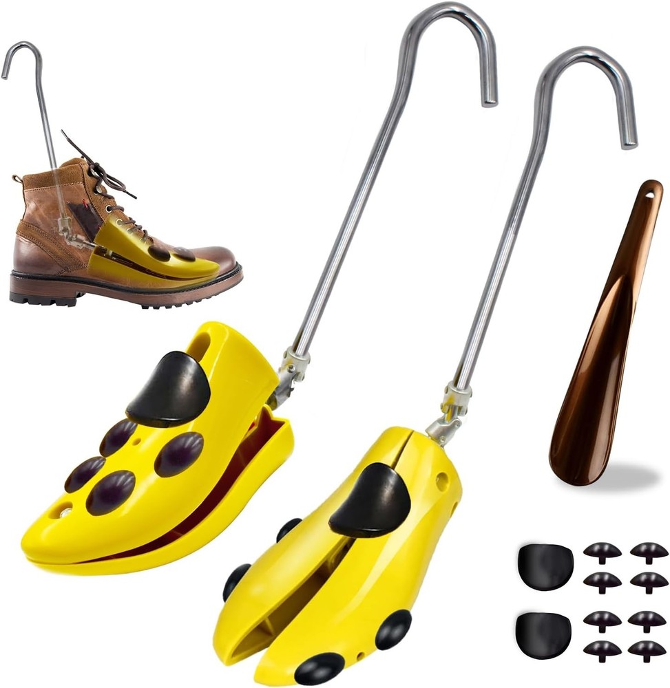 Boot Stretchers for Cowboy Boots, 2 Pack Adjustable Shoe Stretcher for...