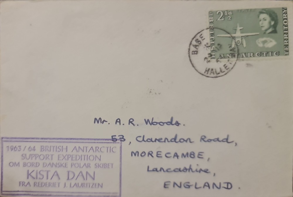 British Antarctic Territory Postage Cover 1964.