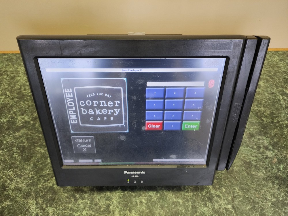 Panasonic JS-960 POS 15" Workstation Model JS-960WP w/ Card Reader