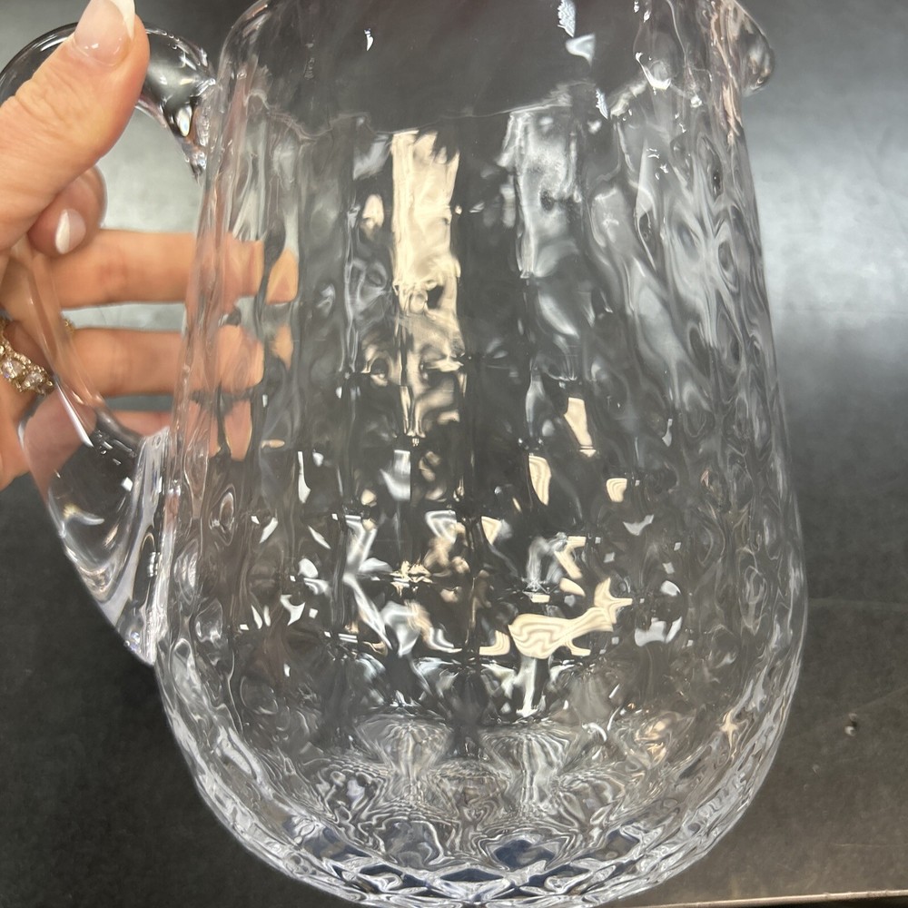 Mariposia Clear Pineapple Texture Pitcher