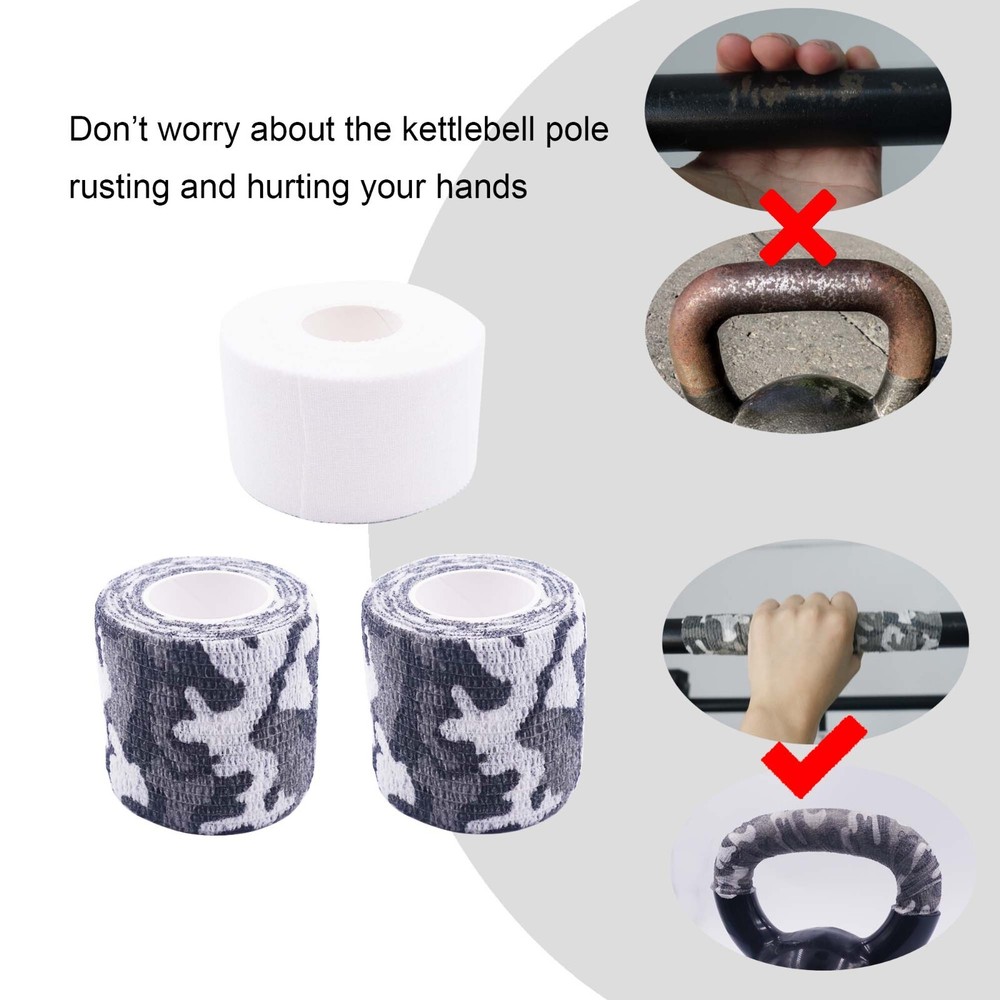 Grip Tape Non-Slip and Breathable - Kettlebell Handle,Pull up bar Protective