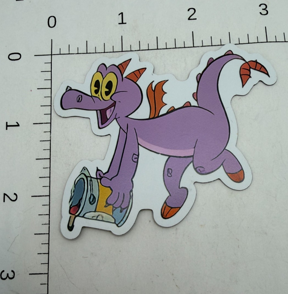 Magnet:  Disney Figment imagination dragon
