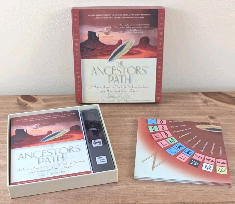Ancestors Path Oracle Set Complete Dice Compass Boards Lavinnder Divination Kit