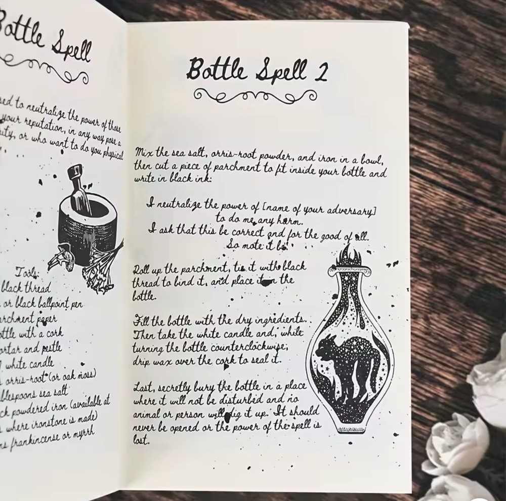 Old Witch Spells Book - Essential Tool for Witches & Wizard Beginners