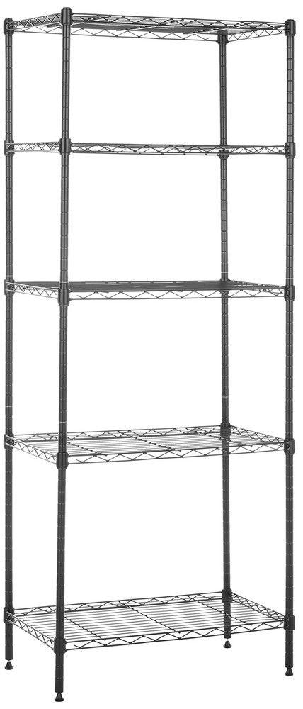 Amazon Basics 5-Shelf Multipurpose Adjustable Sturdy Steel Storage Shelving Unit