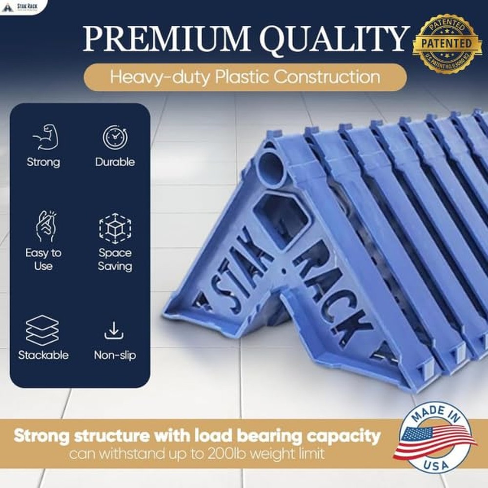 Stak Rack | 6 in 1 Painter's Accessory Tool | Stacking Design | Paint Interio...