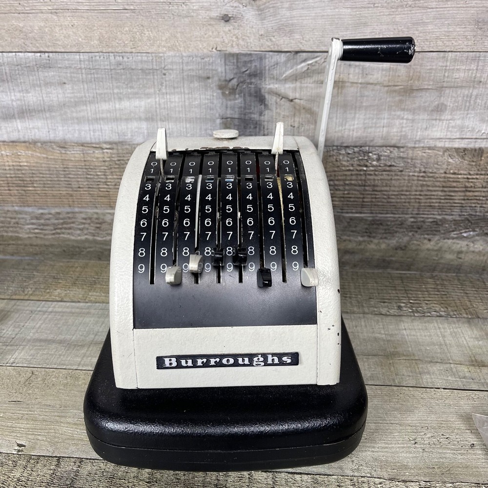 Burroughs Protectograph Check Writer Untested For Parts