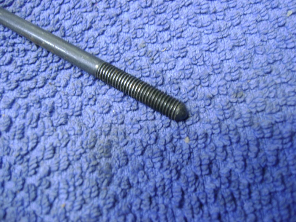 Used Front Ofmega older style road skewer quick release, missing adjuster end