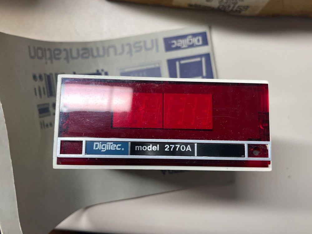 Digitec 2770A-03 Panel Meter  with Booklet
