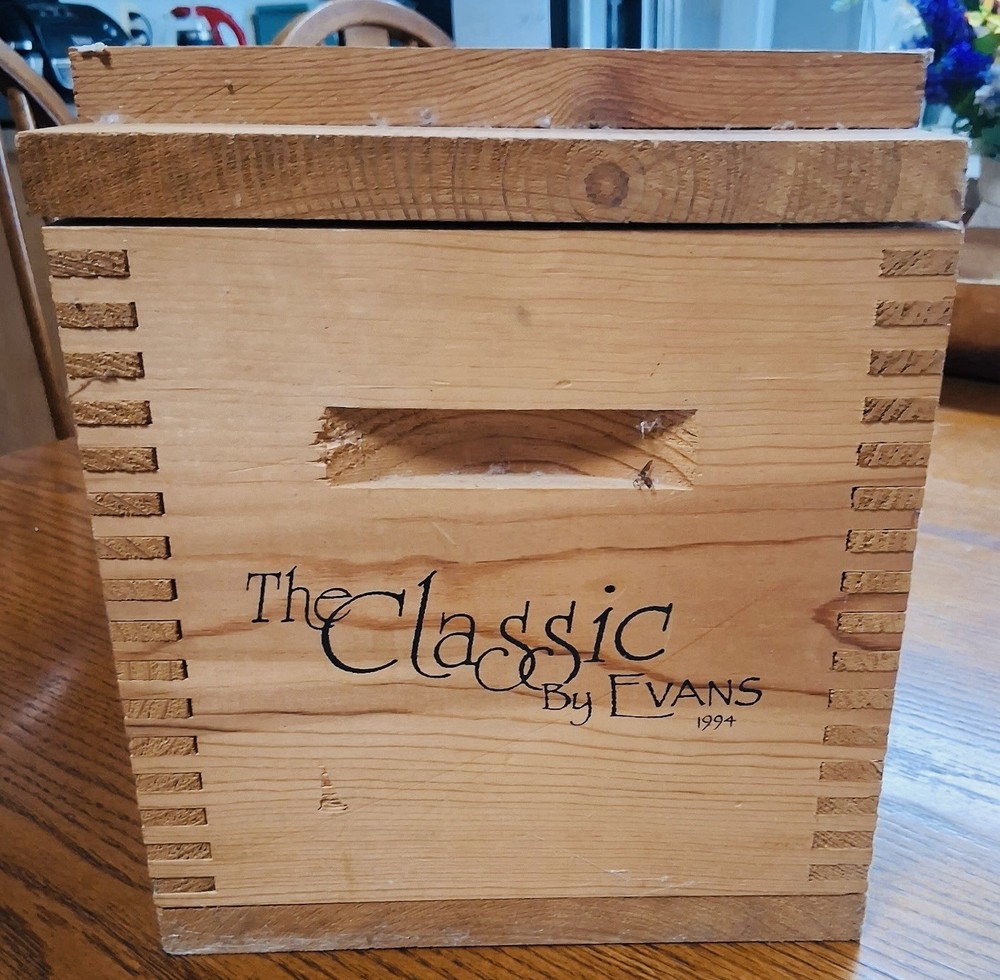 Pine Ammo Storage Box Vintage