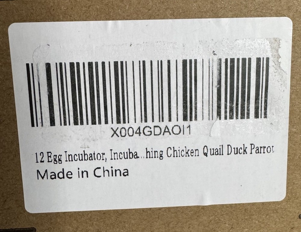 Egg Incubator with Automatic Egg Turning and Humidity Control and Temperature Co