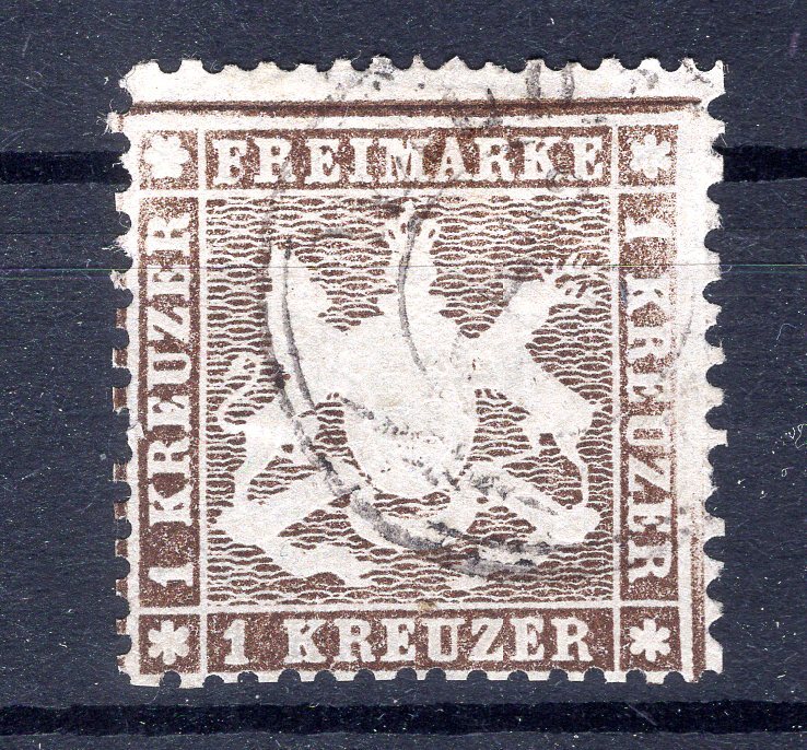 Württemberg 18yb Color Slightly Counted Gest. BPP (AA9595)