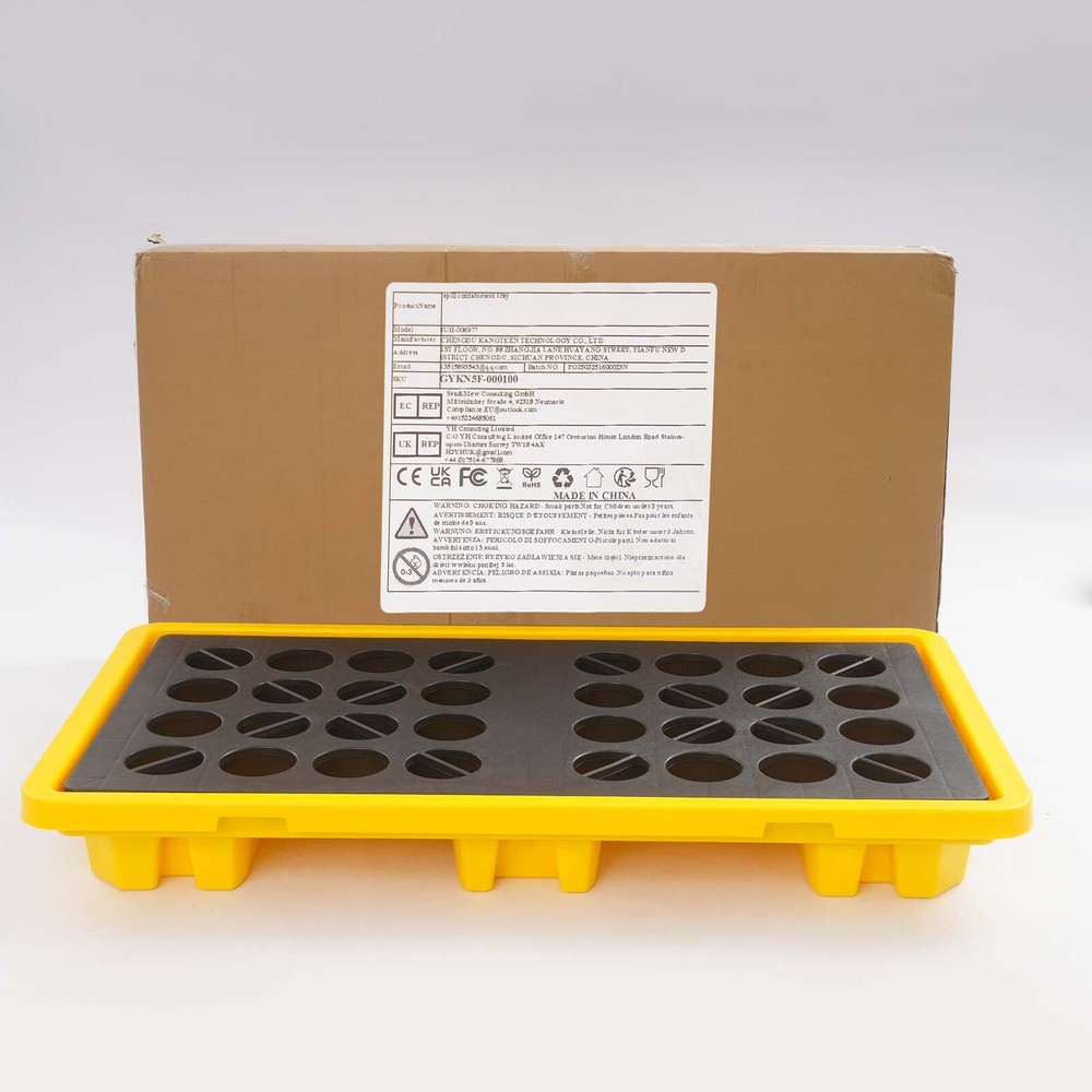 80L Spill Containment Platform Spill Platform w/Drain Outlet Spill Platform