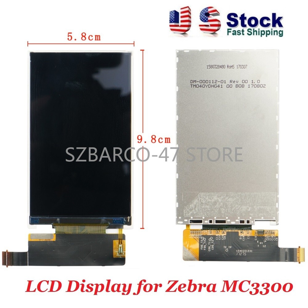 US MC33 LCD Module Display Screen Replacement for  Zebra MC3300 MC330M