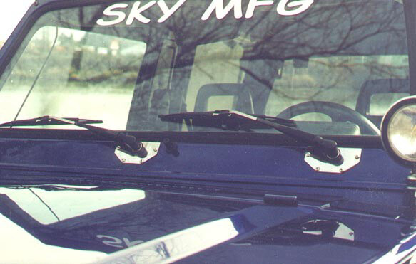 Samurai Windshield Wiper Brace - SOFT TOP