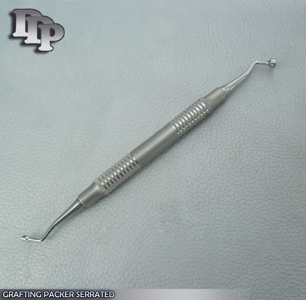 GRAFTING PACKER 6X8 mm SERRATED TIPS DENTAL INSTRUMENTS